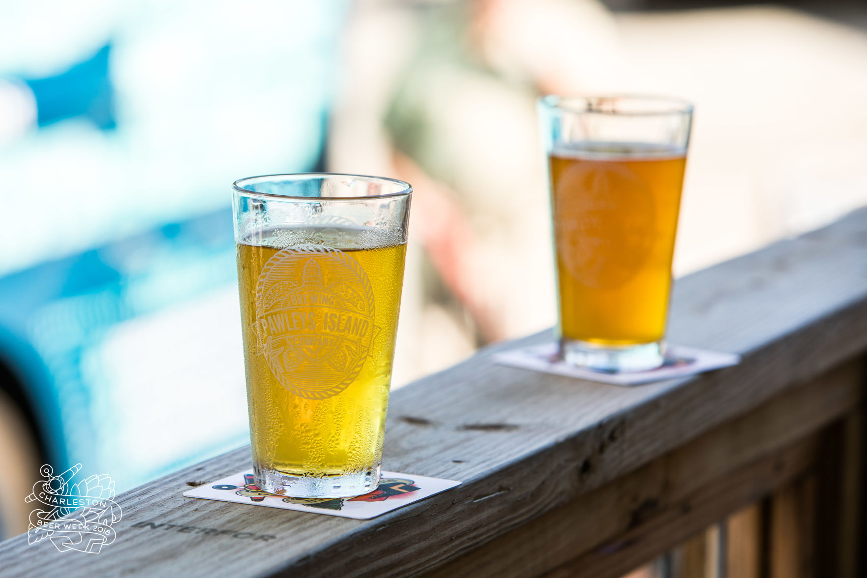 Pawleys Island Brewing two glasses Beer Week